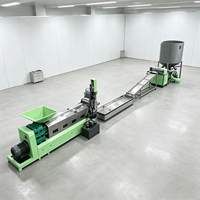 Granulateur de plastique automatique monophasé haute efficacité pour la production de granulés de plastique usagés