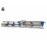 Tour de réparation de queues de billard K6125A 125 mm avec mandrin à 3 mors, machine manuelle pour la réparation des pointes de queues de billard et le tournage des queues de snooker