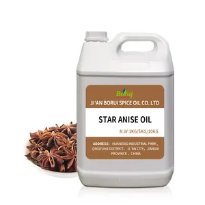 Wholesale supplier bulk price organic Chinese 100% pure natural star anise essential oil