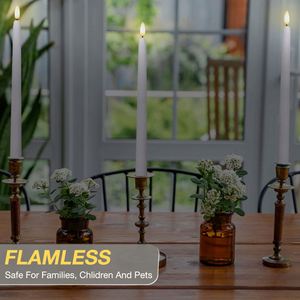 Bougie LED électronique sans flamme à piles, style pilier artificiel, avec couvercle en tissu, boîte personnalisée avec logo, idéale pour les cadeaux - Product Image 3