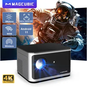 Magcubic Smart Projector HY350 580ANSI 1920*1080P Full HD Wifi6 Android 11 4K Voice Control Home Cinema Theater