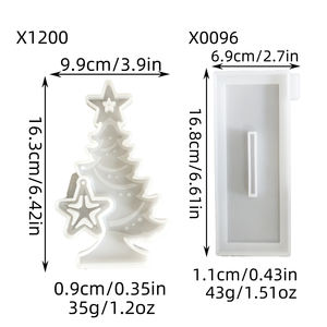 Moule en silicone pour résine fait main, style DIY, ornements décoratifs et outils pour gâteaux, pour la fabrication de résine, moule en plâtre - Product Image 5