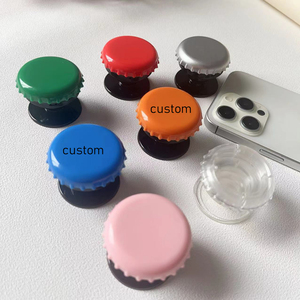 Biểu Tượng Tùy Chỉnh Túi Khí Khung Có Thể Thu Vào Lười Biếng Đứng Ổ Cắm Sáng Tạo Phim Hoạt Hình Thiết Kế Cho Soda Nắp Chai Điện Thoại Nước Giải Khát Chai Grip - Product Image 4