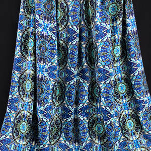 通気性のあるカスタムナイロン・スパンデックス4方向ストレッチニット花柄デジタルプリント生地（水着、スポーツウェア用） - Product Image 4