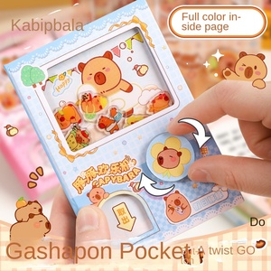 Tùy chỉnh A6 bìa cứng máy tính xách tay với nhiệt ràng buộc trứng-hình thiết kế và âm nhạc chủ đề cá nhân Kids 'trường Quà Tặng Nhật Ký - Product Image 2