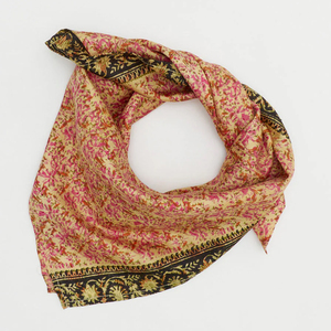 ผ้าโพกหัวซาตินสำหรับผู้หญิงดีไซน์เรียบหรูผ้าโพกหัวพิมพ์ลายผ้าคลุมไหล่ผ้าไหมวินเทจทรงสี่เหลี่ยมผืนใหญ่สำหรับผู้หญิง - Product Image 4