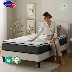 Protector de Colchón de Espuma Viscoelástica de Gel de 12 Pulgadas, <span class=keywords><strong>Cubre</strong></span> Colchón de Látex Natural 100% con Resorte Ensacado - Product Image 6