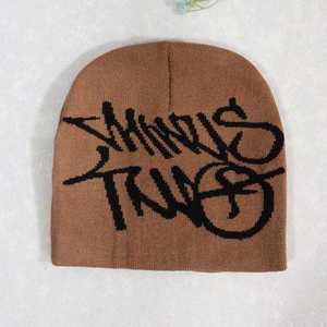 หมวกบีนนี่ผ้าแจ็คการ์ดสำหรับผู้ชายหมวกกีฬาอะคริลิค100% สำหรับฤดูหนาว - Product Image 5