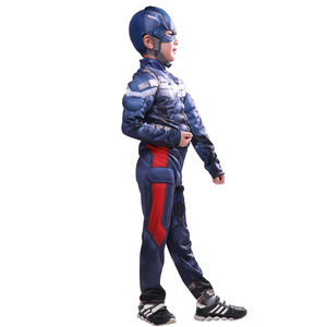 Disfraz de Capitán América Soldado de Invierno para niños, traje de actuación para fiesta de Halloween - Product Image 3