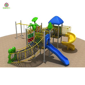 Fabricants de terrains de jeux Équipement d'amusement Ensemble de jouets pour enfants Jeux de plein air Parc Toboggan en plastique à vendre - Product Image 6