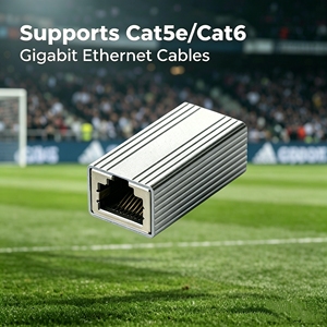 Acoplador RJ45 para Red Estable de Transmisión en Vivo de Partidos de Fútbol, Extensor Ethernet Blindado para una Conexión de 1000 Mbps sin Retrasos - Product Image 5