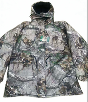 Vêtements de chasse imperméables, veste d'hiver pour homme, uniforme de chasse tactique, sweat-shirt de chasse chaud en polyester, gilet de chasse en terrain ouvert, orange
