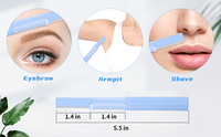 NOUVEAU Rasoir pour sourcils Lady Shaver Cosmetics, mascara pour sourcils, rasoir de toilettage pour sourcils