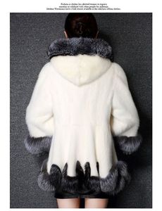 Service OEM Nouveau Manteau en Fausse Fourrure pour Femme - Manteau Long avec Capuche en Fourrure, Veste de Style Ample, Vêtement d'Extérieur Chaud et Luxueux pour l'Hiver - Product Image 6