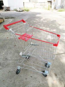 卸売金属鋼スーパーマーケット2025アジアスタイルショッピングトロリー - Product Image 3