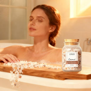 أملاح استحمام عضوية بالبتلات للبيع بالجملة، تنظيف الجسم والاسترخاء، أملاح استحمام طبيعية من جبال الهيمالايا - Product Image 2