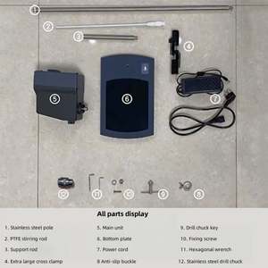 Homogeneizador de Laboratorio de 40L a Precio de Fábrica, Agitador Cosmético de Alta Velocidad con Temporizador y Brazo Cantilever para Mezclar Productos Químicos - Product Image 4
