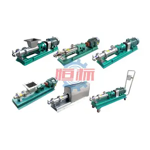 High Viscosity Sanitary Stainless Steel Single Screw Mono Liquid Transfer Pump Food Grade Positive Displacement Pumps