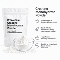 Créatine Monohydrate en Poudre OEM 500g – Meilleur Prix pour la Créatine Monohydrate 200 Mesh en Poudre de Récupération pour Force et Puissance – Personnalisable