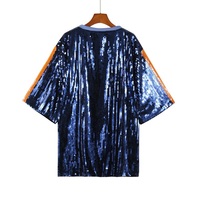 Baseball Gamesday Femmes Sequin Dress Shirt Jersey NOUVEAU pour les femmes