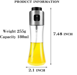 Spray de Aceite de Oliva para Cocinar de 6 Pulgadas y 70 ml, Nuevo Diseño, Venta al por Mayor de Fábrica, Utensilios de Cocina para Ensaladas - Product Image 3