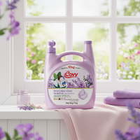Covy 5kg Liquide Premium 80% Haute Concentration Parfum Lavande Lessive Liquide Puissant Détachant Longue Durée