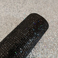 En stock, petites pochettes et sacs pour téléphone en PU à paillettes carrées, résistantes à l'abrasion, largeur 54/55 pouces