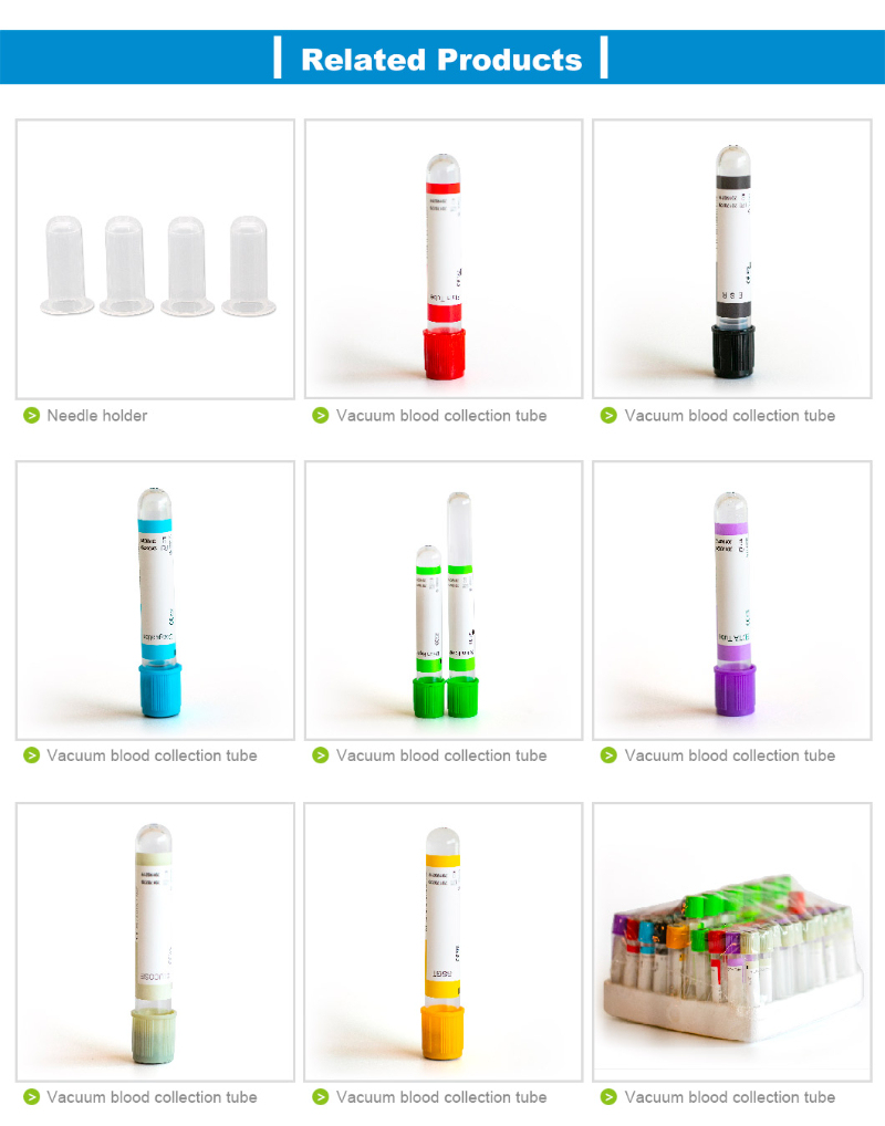 High Quality Disposable Vacuum Blood Sample Collection Tube