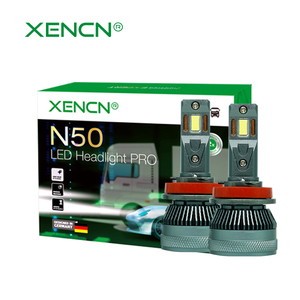 XENCN N50 LED faro Pro 12/24V 55W 9005 H1 H4 H7 H11 6500K 5000lm E4 universal para camiones y coches - Product Image 3