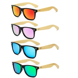 2024 Vente en Gros Prix Compétitif Logo Personnalisé UV400 Lunettes <span class=keywords><strong>de</strong></span> <span class=keywords><strong>Soleil</strong></span> Unisexe en <span class=keywords><strong>Bois</strong></span> Recyclé et Bambou - Product Image 1
