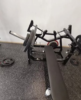 Presse pectorale horizontale professionnelle à charge libre pour musculation, équipement de gym isolaté pour entraînement de force