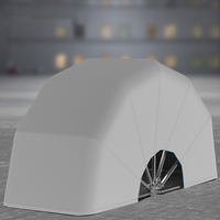 Auvent rétractable imperméable pour voiture, abri de garage, tente, structure en acier inoxydable, pliable, portable, extérieur