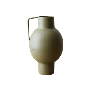 Hot Trending Modern Design Powder Coated Metal Flower Vase with Handle for Wedding Home Living Room Table <b>Top</b> Office Decorations - Product Image 2