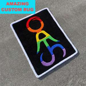 <span class=keywords><strong>Tapis</strong></span> personnalisé moderne fait main en 3D avec logo personnalisé - Product Image 4