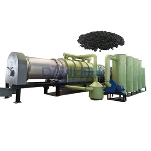 Machine de pyrolyse de biochar à processus continu haute efficacité, four de distillation à sec pour charbon de bois, performance stable pour coques de palmier - Product Image 1