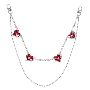 European And American Style Metal Heart <b>Waist</b> <b>Chain</b> For Women Hip Hop Jeans Accessory Double Ring Zinc Alloy Fashion Body <b>Chain</b> - Product Image 5