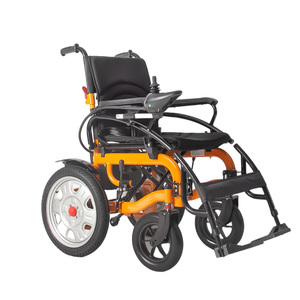 Sedia a Rotelle Elettrica Portatile per Disabili: Leggera, Pieghevole, con Schienale Alto, Seduta Larga T204 -- 500115 - Product Image 3