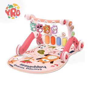 Tappetino Attività Multifunzione 6 in <span class=keywords><strong>1</strong></span> Yrb Baby con Pianoforte a Pedali, Musica e Luci, Girello per Bambini - Product Image 1