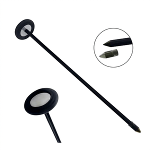 Martillo de Reflejos Neurológico Negro de 14 Pulgadas, Herramienta de Percusión Manual de Acero Inoxidable, Examen Médico de Reflejos Tendinosos, Certificado CE - Product Image 1
