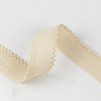 Ruban élastique en nylon avec bordure picot, sangle souple extensible pour lingerie, couture de corsets et artisanat DIY, idéal pour soutien-gorge et sous-vêtements