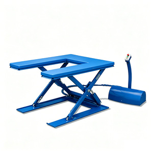 Plataformas elevadoras hidráulicas de tijera de perfil bajo en forma de U para suelo, con certificación CE, de fábrica - Product Image 6