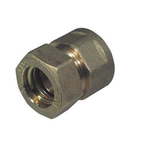 Conector de manguera de plomería con junta tórica hembra de ajuste recto 1/2 x 18 - Product Image 1