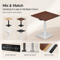 Nouvelle table de chevet électrique relevable, multicolore, table à café et ordinateur, design moderne, construction métallique, personnalisable en usine