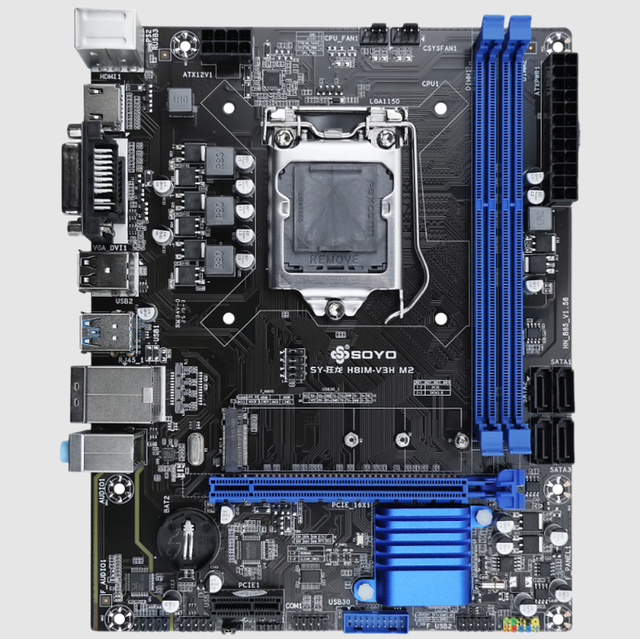 H81M (Intel H81/LGA1150) Dual DDR3 Memory M.2 Interface Motherboard HDMI High-definition Interface