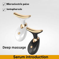 Masseur de beauté réglable pour le visage et le cou, instrument portable de soin de la peau pour le soin complet du visage et du cou
