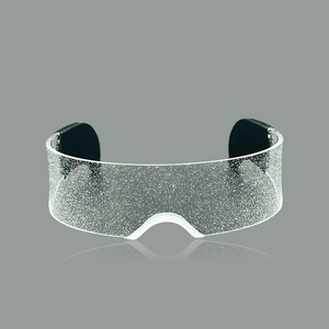 Venta caliente Favores de fiesta que brillan en la oscuridad <span class=keywords><strong>Techno</strong></span> Gafas DJ Cool Fashion Light Up Gafas para hombres y mujeres