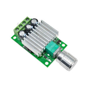 Contrôleur de moteur CC PWM 12V/24V 10A haute puissance avec régulation de vitesse, contrôle de température et variateur d'intensité - Product Image 1