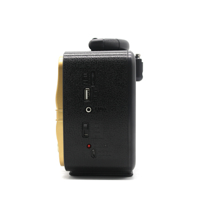 Kemai Retro <span class=keywords><strong>Bluetooth</strong></span> đài phát thanh MD-1903BT di động, không dây BT, USB/<span class=keywords><strong>SD</strong></span> thẻ, FM/AM/SW ban nhạc, pin có thể sạc lại, AC/DC đầu vào - Product Image 3