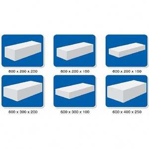 Blok <span class=keywords><strong>AAC</strong></span>/ALC Ringan Harga Pabrik untuk Filipina, Blok Beton Ringan Autoklaf <=525kg/ M3 - Product Image 2