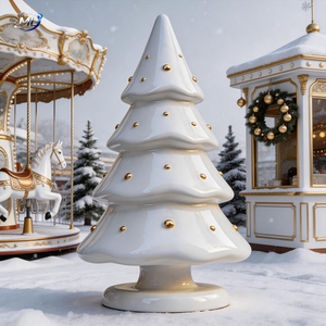 ตุ๊กตาต้นคริสต์มาส FRP ขนาดใหญ่ ตกแต่งพื้นกลางแจ้ง ตุ๊กตาต้นคริสต์มาส FRP ขนาดใหญ่ ตกแต่งสวน - Product Image 6